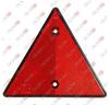 CATADIOTTRO TRIANGOLARE 2 FORI ROSSO-INTERASSE 85 MM -